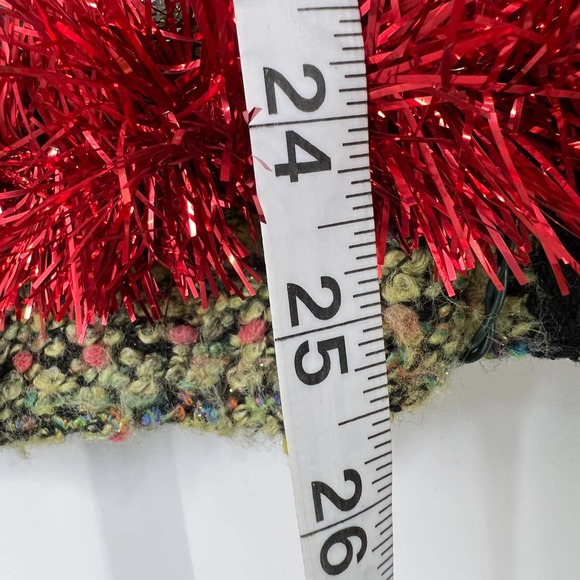 Ugly Christmas Sweater Party Blazer LIGHTS UP Tacky Xmas Sweater Size 18 - Picture 5 of 5